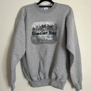 Alaska Glacier Bay crew fleece sweatshirt